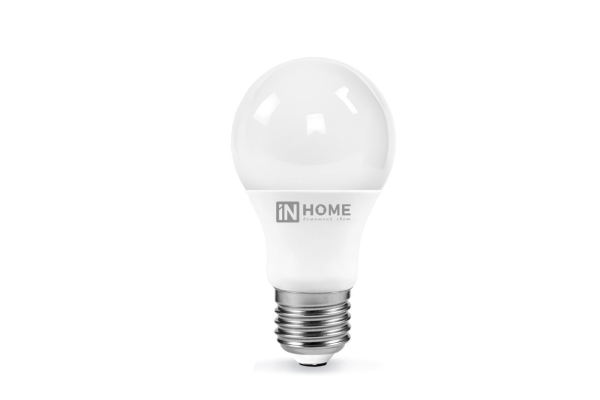 

Лампа светодиодная E14 груша/A60, 8Вт, 6500K / холодный свет, 720лм, IN HOME LED-A60-VC (4690612024042), LED-A60-VC