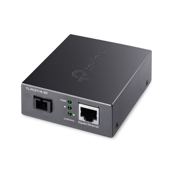 Медиаконвертер TP-Link TL-FC311A-20, SCx1 Гбит/с, RJ-45x1 Гбит/с