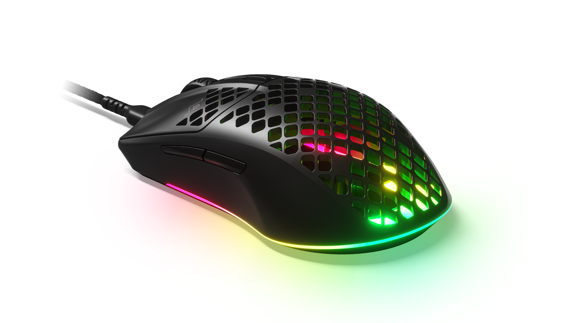 

Мышь проводная SteelSeries Aerox 3, 8500dpi, оптическая светодиодная, USB Type-C, черный (62599), Aerox 3
