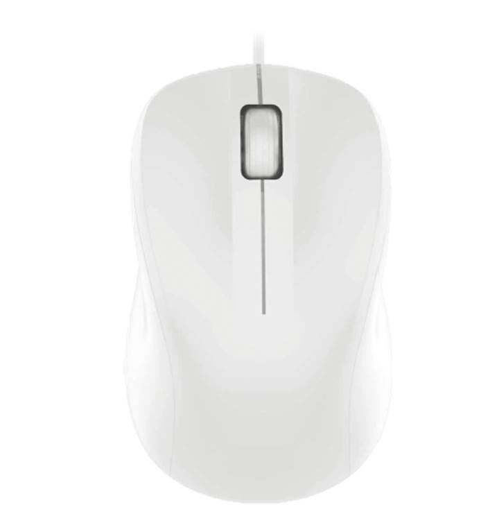 

Мышь проводная CBR CM 131c, 1200dpi, оптическая светодиодная, USB, белый (CM 131c White), CM 131c