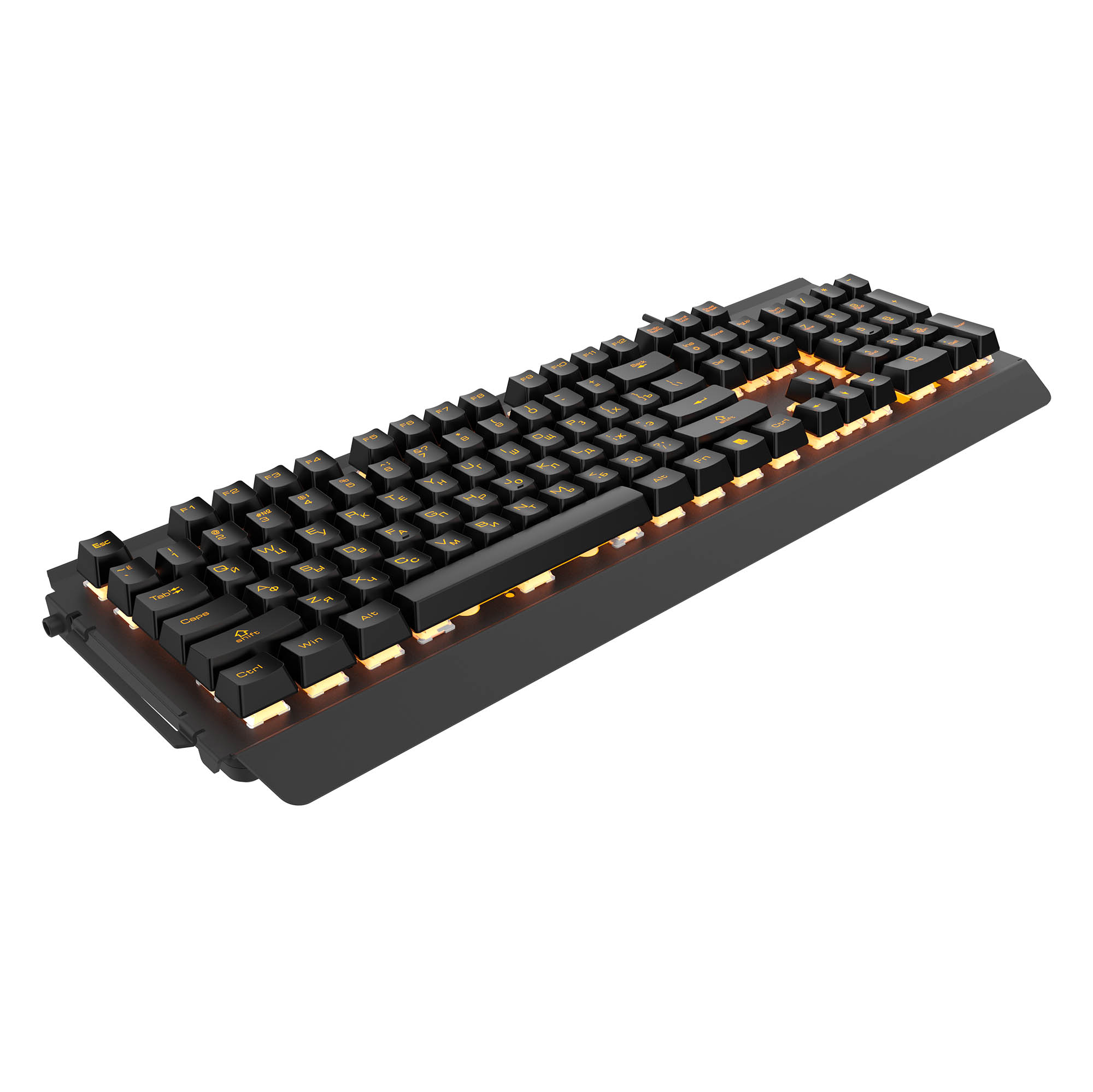 

Клавиатура проводная Hiper GK-5 PALADIN, мембранная, подсветка, USB, черный (7930092030193), GK-5 PALADIN