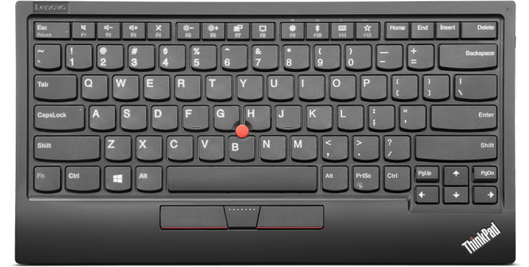 

Клавиатура беспроводная Lenovo ThinkPad TrackPoint II, ножничная, Bluetooth / USB, черный (4Y40X49515), ThinkPad TrackPoint II