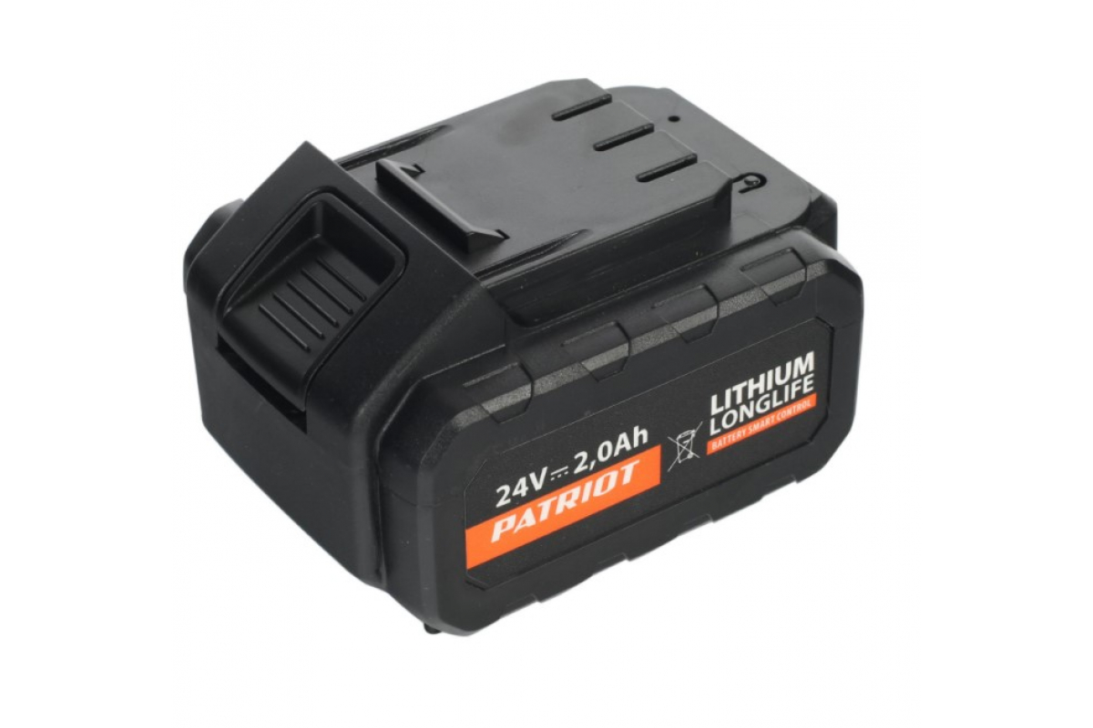 

Аккумулятор Patriot BR 241 Li, 24V, 2Ah, Li-Ion для BR 241Li/BR 241Li-h серии The One 24V (180201104), BR 241 Li