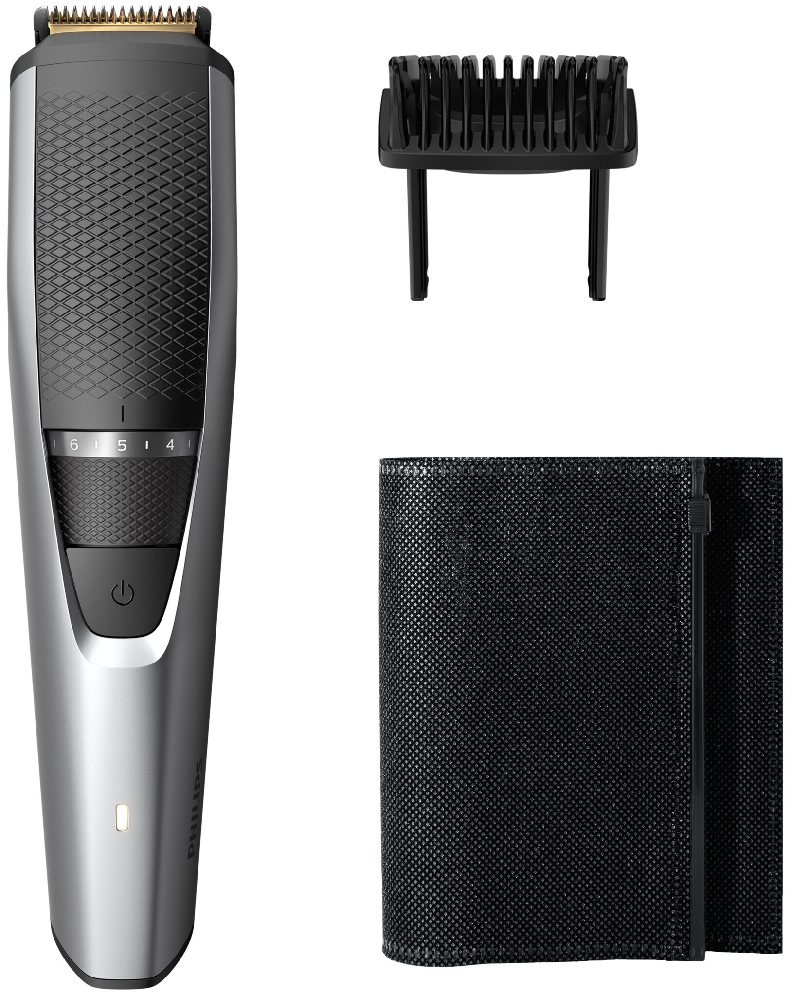 

Триммер Philips BT3222, режимов 20, насадок 1, серый, BT3222