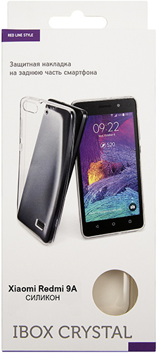 

Чехол-накладка Red Line IBox Crystal для смартфона Xiaomi Redmi 9A, силикон, прозрачный (УТ000021566)