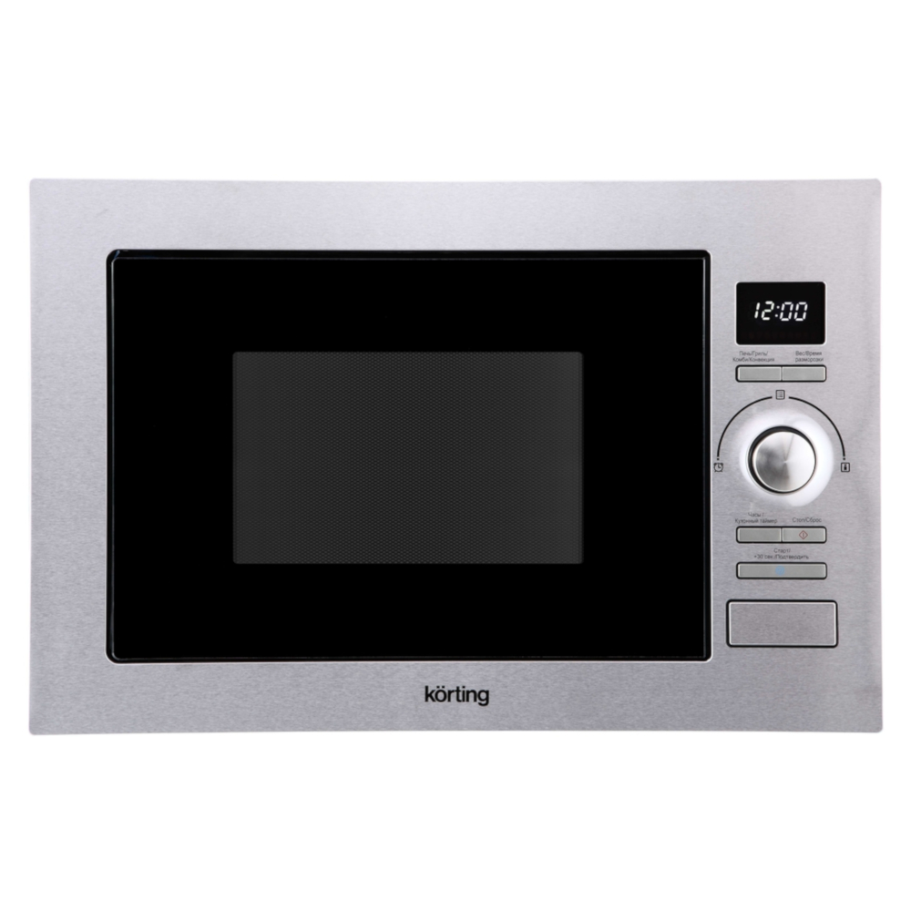 

Микроволновая печь встраиваемая Körting KMI 925 CX 25л, 900Вт, гриль, серебристый/черный (KMI 925 CX), KMI 925 CX