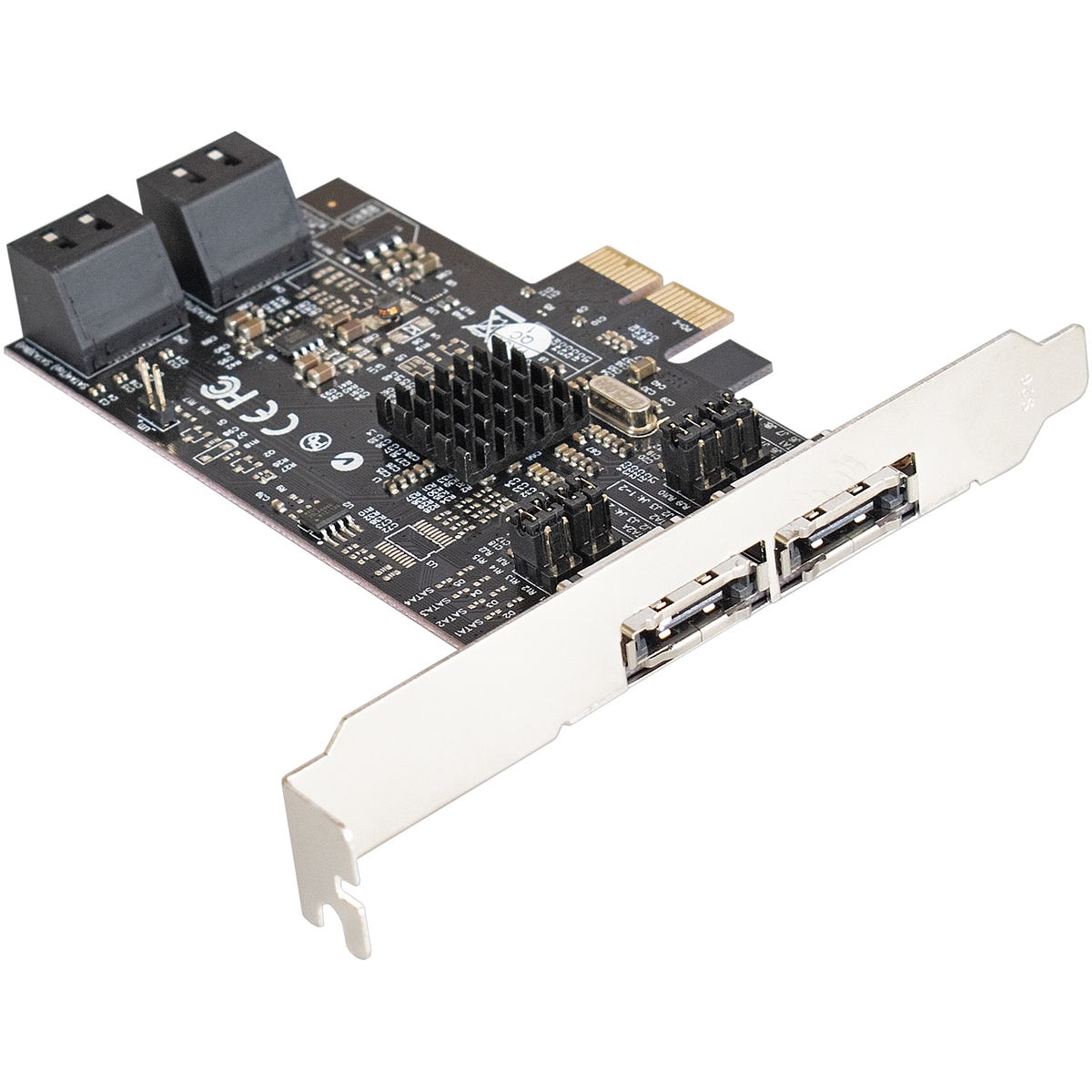 

Контроллер SATA 3.0 ExeGate EXE-504, внешние порты: 2x eSATA, внутренние порты: 4xSATA, PCI-Ex2, OEM (EX283711RUS), EXE-504