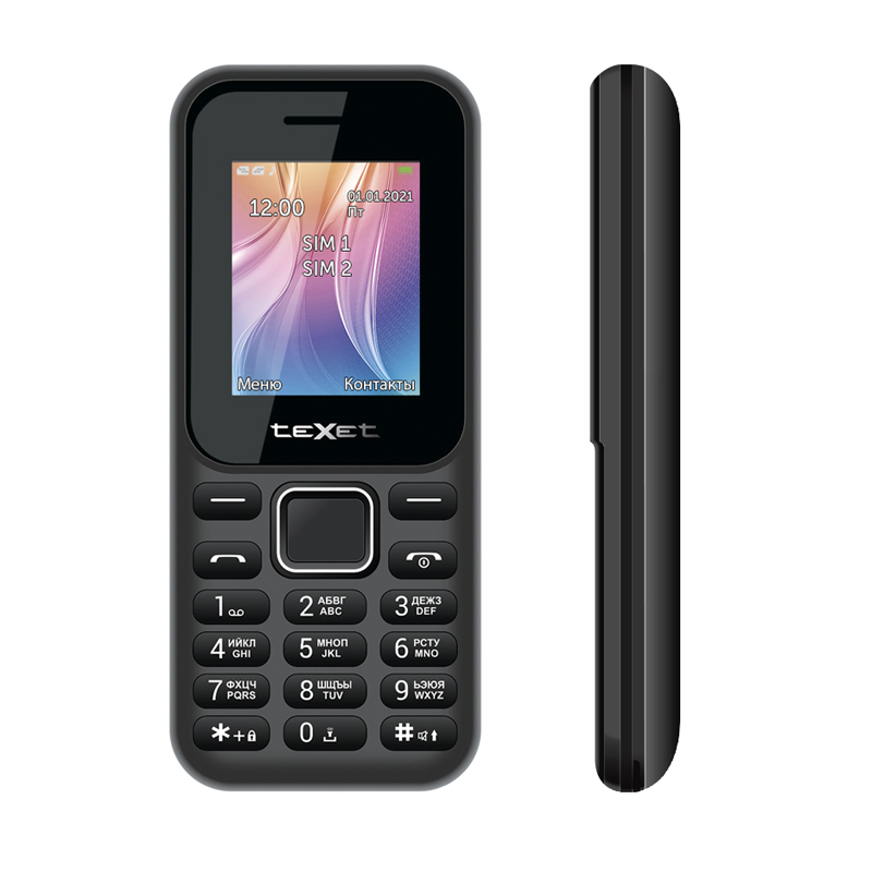 

Мобильный телефон teXet 123-TM, 1.77" 160x128 TN, 32Mb, 1xCam, 2-Sim, 1000mAh, micro-USB, черный, 123-TM