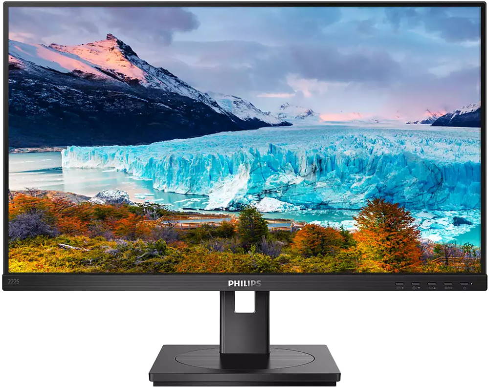 

Монитор 21.5" Philips 222S1AE/00 IPS, 1920x1080 (16:9), 250кд/м2, 4мс, 178°/178°, Adaptive Sync, VGA, DVI, HDMI, DisplayPort, черный, 222S1AE/00