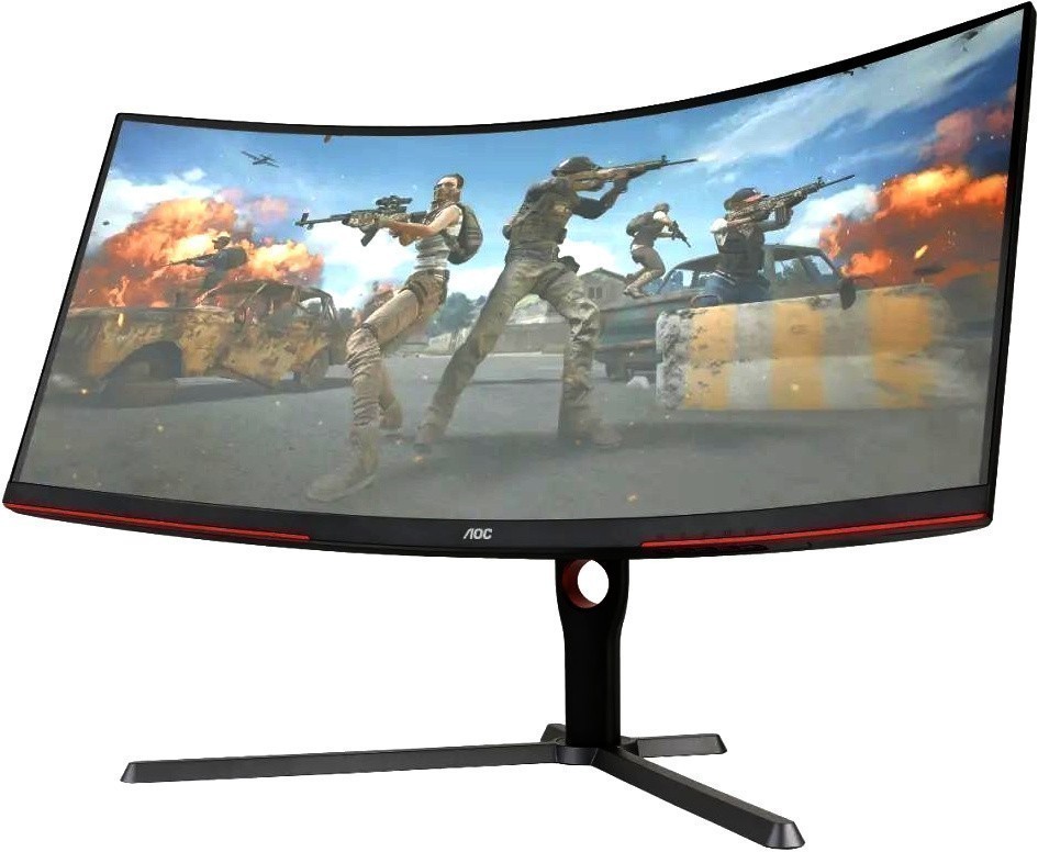 

Монитор 34" AOC CU34G3S VA, изогнутый, 3440x1440 (21:9), 300кд/м2, 165Hz, 1мс, 178°/178°, FreeSync, HDMI, DisplayPort, USB-Hub, черный (CU34G3S/BK), CU34G3S