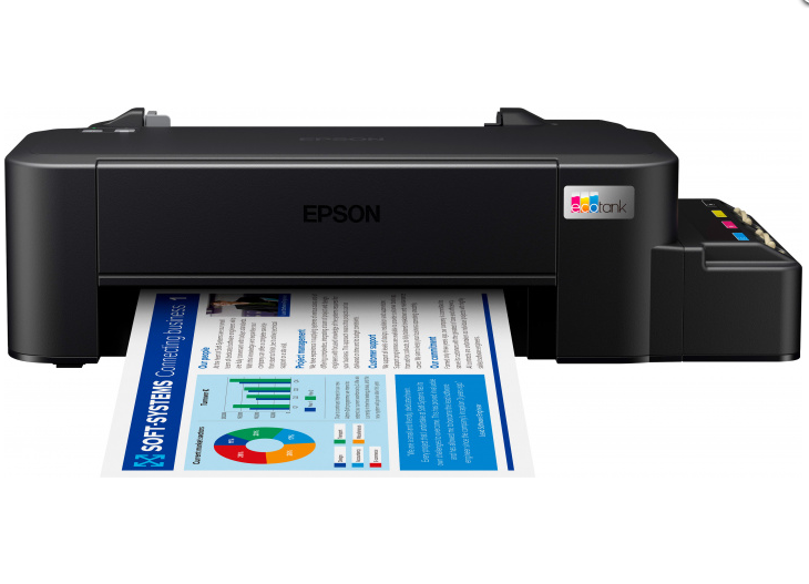 Принтер струйный Epson L121, A4, цветной