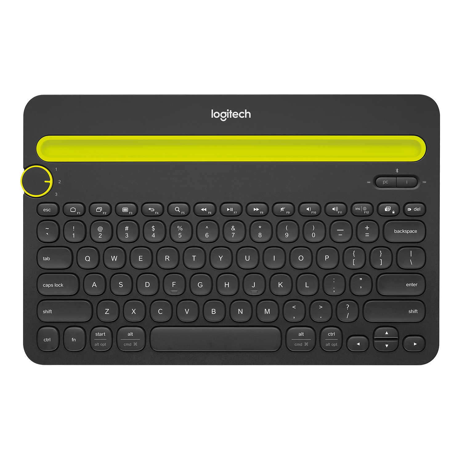 

Клавиатура беспроводная Logitech K480, мембранная, Bluetooth, черный (920-006368), K480