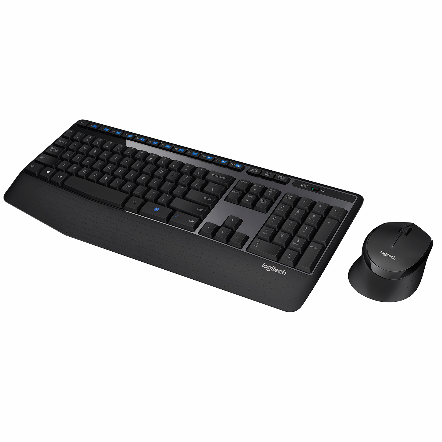 Клавиатура + мышь Logitech беспроводной Combo MK345 Black USB, беспроводной, USB, черный (920-008534) Wireless Combo MK345 Black USB - фото 1