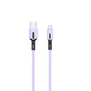 

Кабель USB-Micro USB, 2A, 1м, фиолетовый USAMS SJ432 (SJ432USB04), SJ432