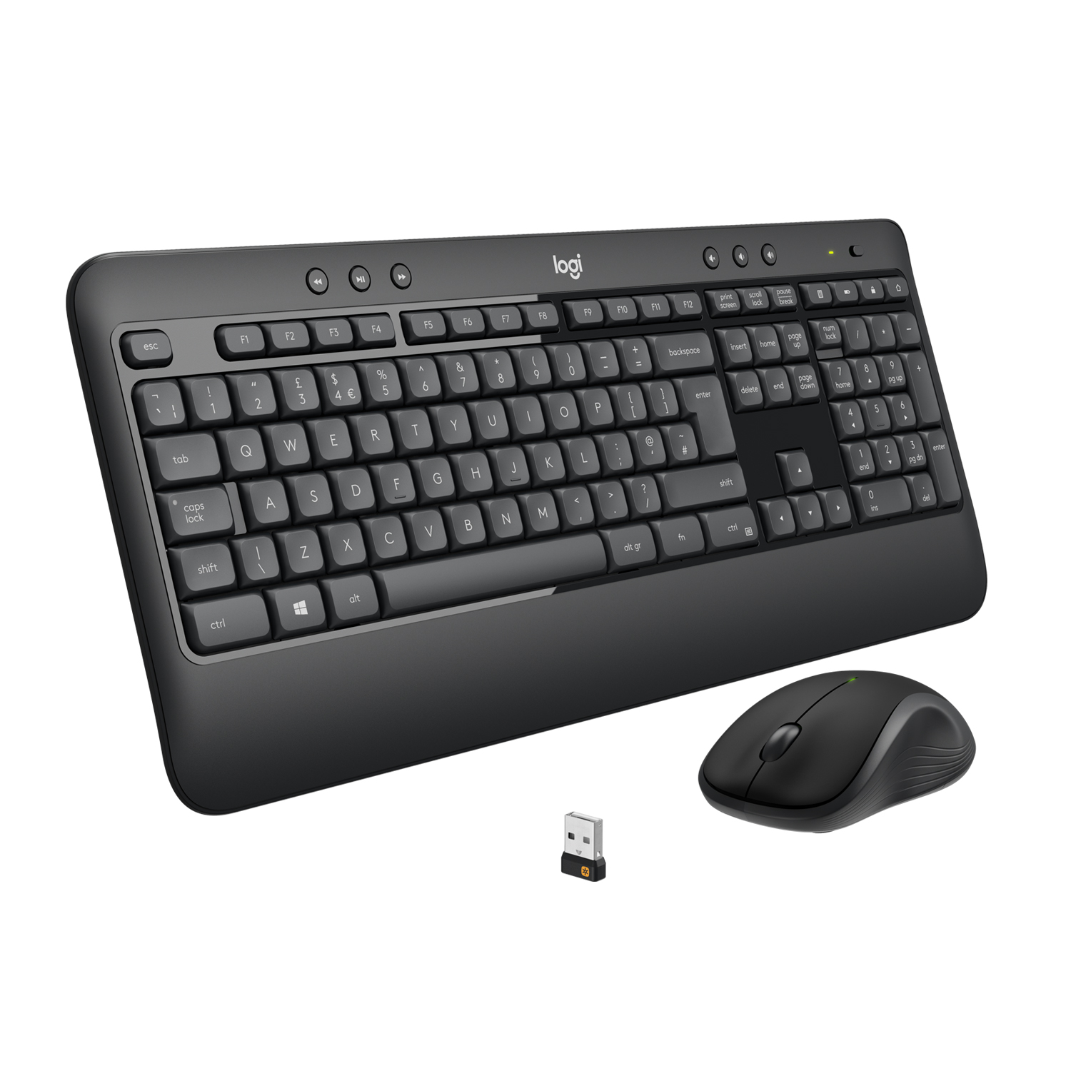 

Клавиатура + мышь Logitech MK540, беспроводная, USB, черный (920-008686), MK540