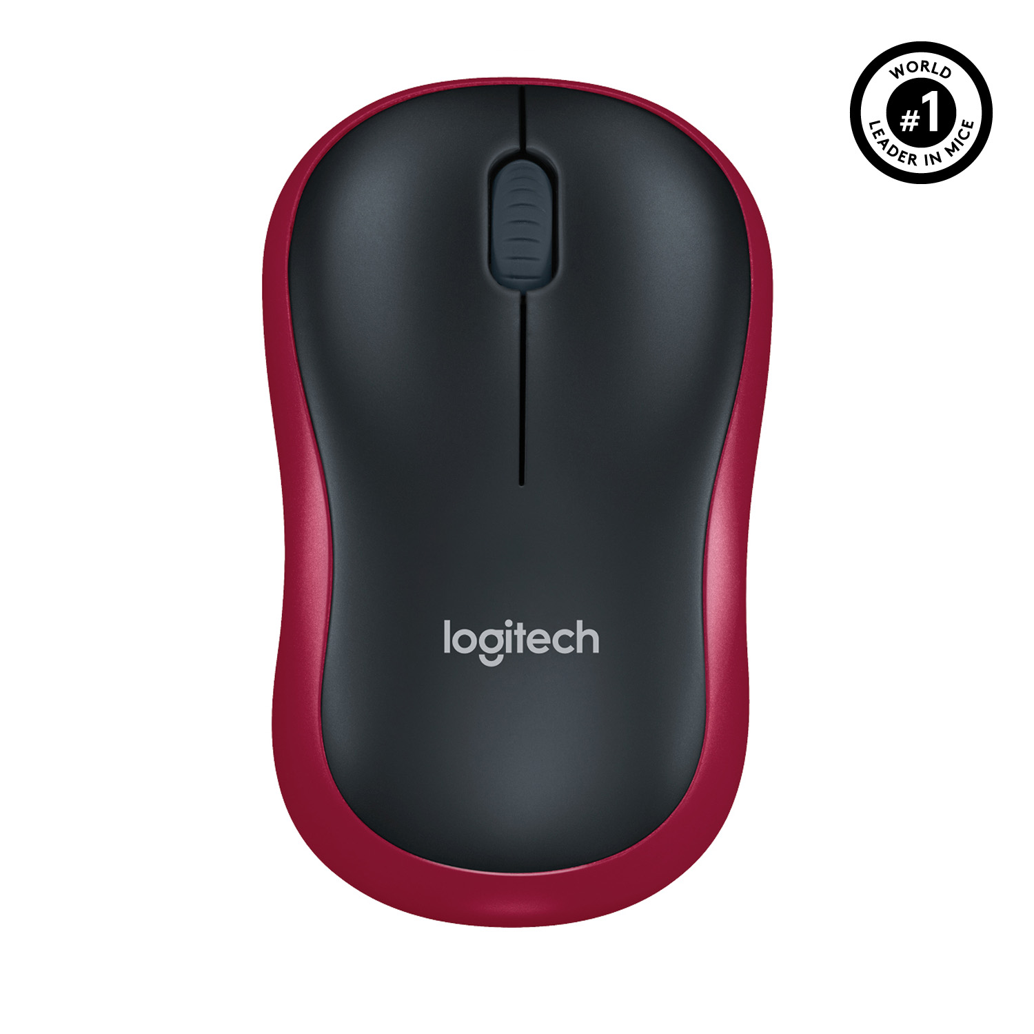 

Мышь беспроводная Logitech Wireless Mouse M185, 1000dpi, оптическая светодиодная, USB, красный/черный (910-002240/910-002633), Wireless Mouse M185