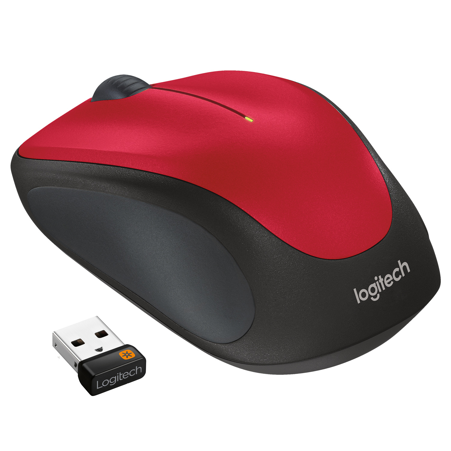 

Мышь беспроводная Logitech M235, 1000dpi, оптическая светодиодная, Wireless, USB, красный (910-002496), Wireless Mouse M235 Red-Black USB