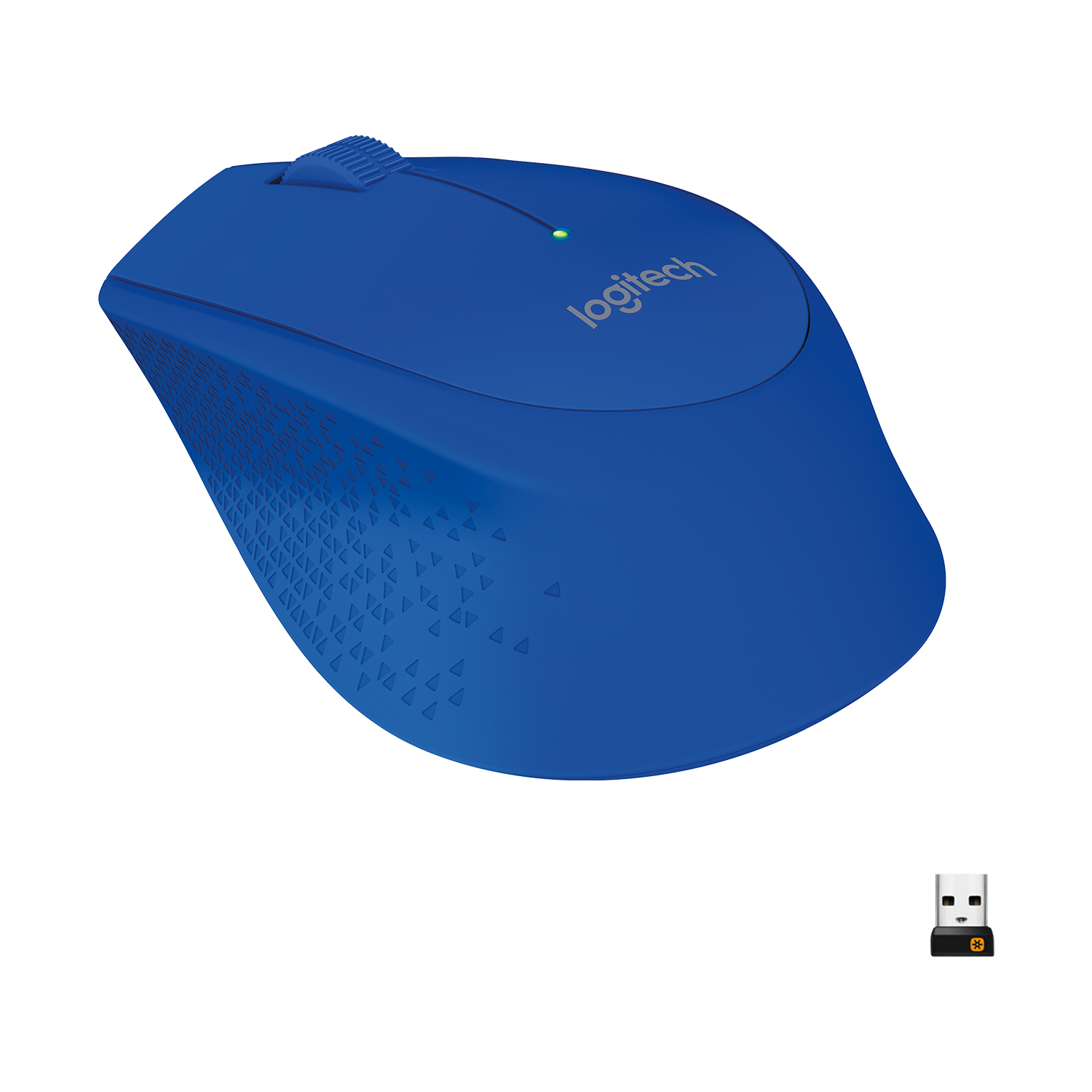 Мышь беспроводная Logitech M280, 1000dpi, оптическая светодиодная, USB, синий (910-004290/910-004294/910-004309)