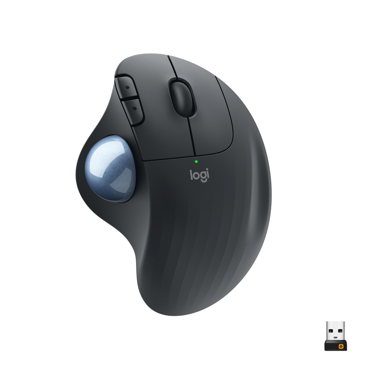 Трекбол беспроводная Logitech ERGO M575, 2000dpi, оптическая светодиодная, USB, черный (910-005872)