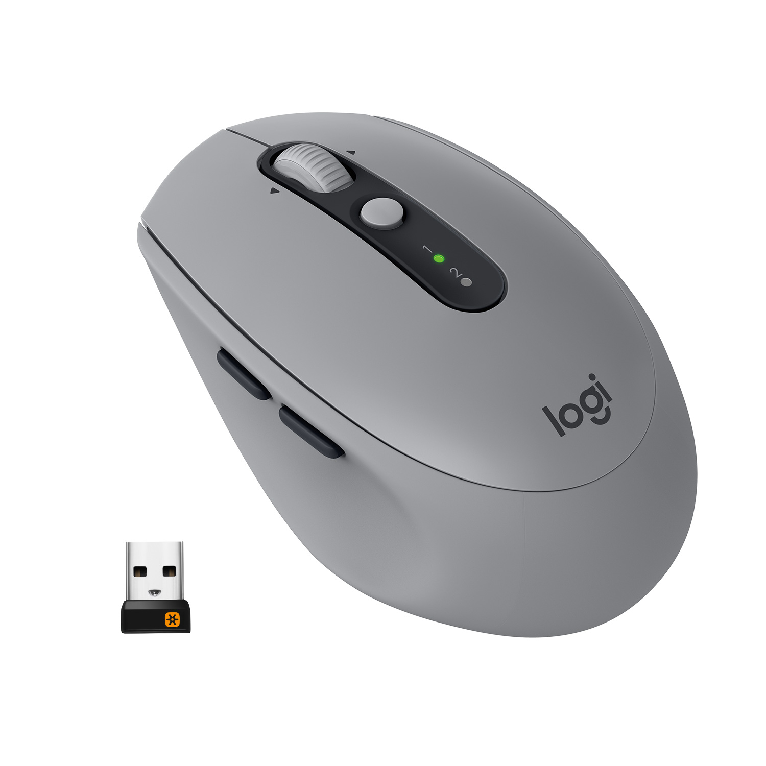 Мышь беспроводная Logitech M590 Multi-Device Silent Grey USB, 1000dpi, оптическая светодиодная, Wireless, USB, серый (910-005198)