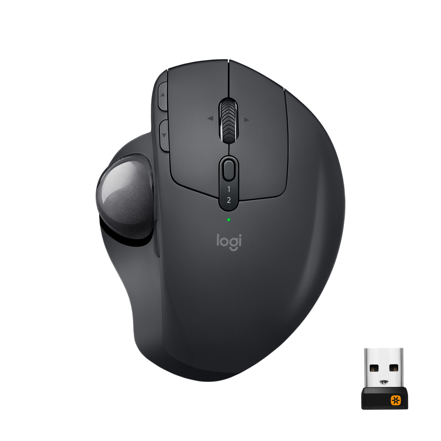 Трекбол Logitech MX Ergo, USB, черный (910-005179/910-005182)