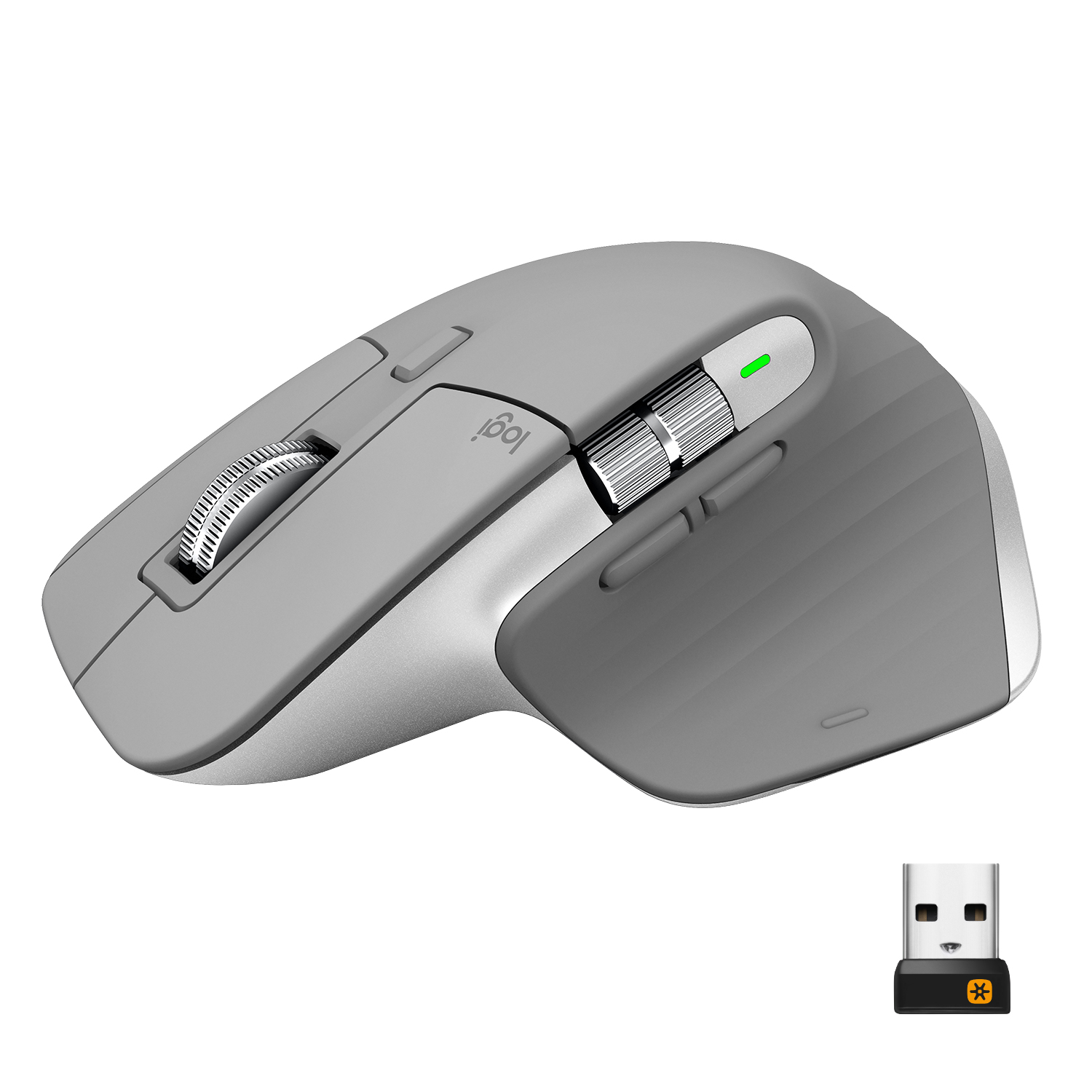 

Мышь беспроводная Logitech MX Master 3, 4000dpi, оптическая светодиодная, USB, серый (910-005695), MX Master 3