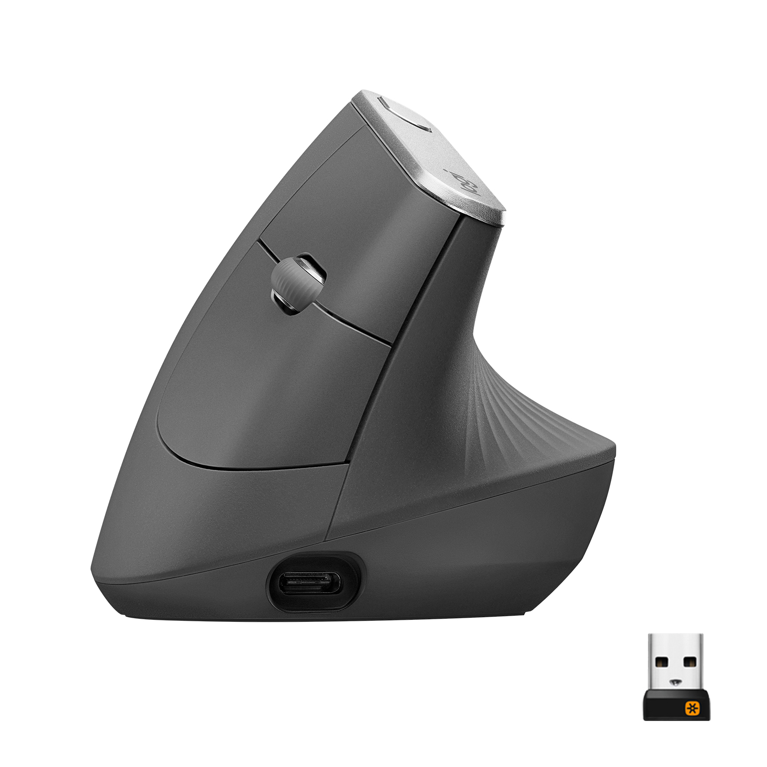 Мышь Logitech MX Vertical, USB, темно-серый