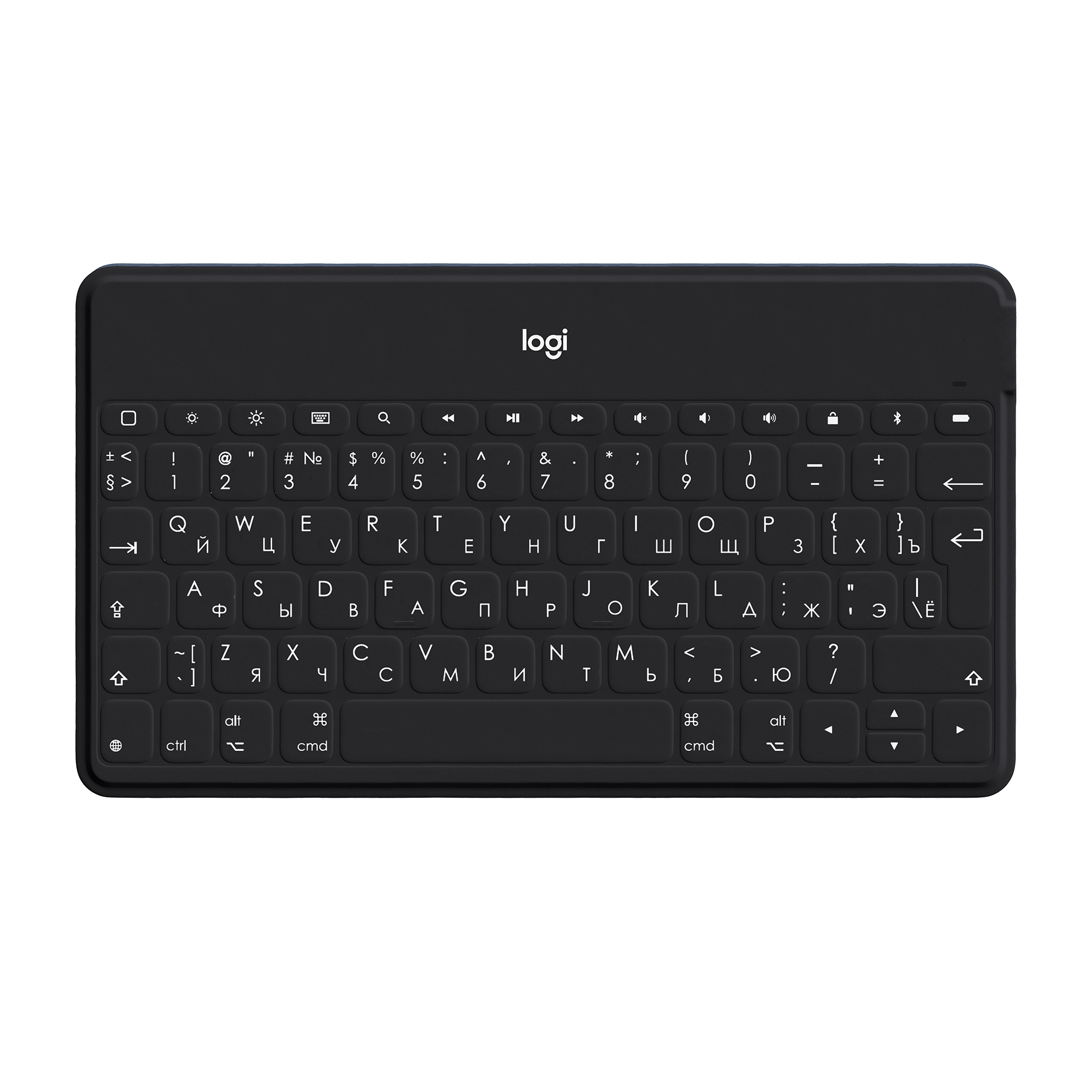 

Клавиатура беспроводная Logitech Keys-To-Go, мембранная, Bluetooth, черный (920-010126), Keys-To-Go