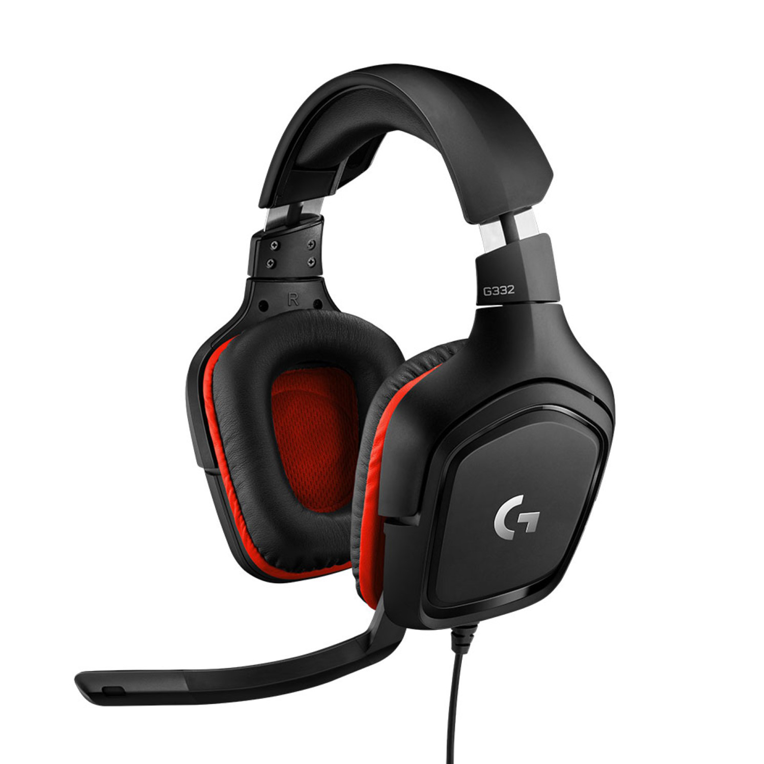 

Проводная гарнитура Logitech G332, Jack 3.5mm, черный/красный (981-000757), G332