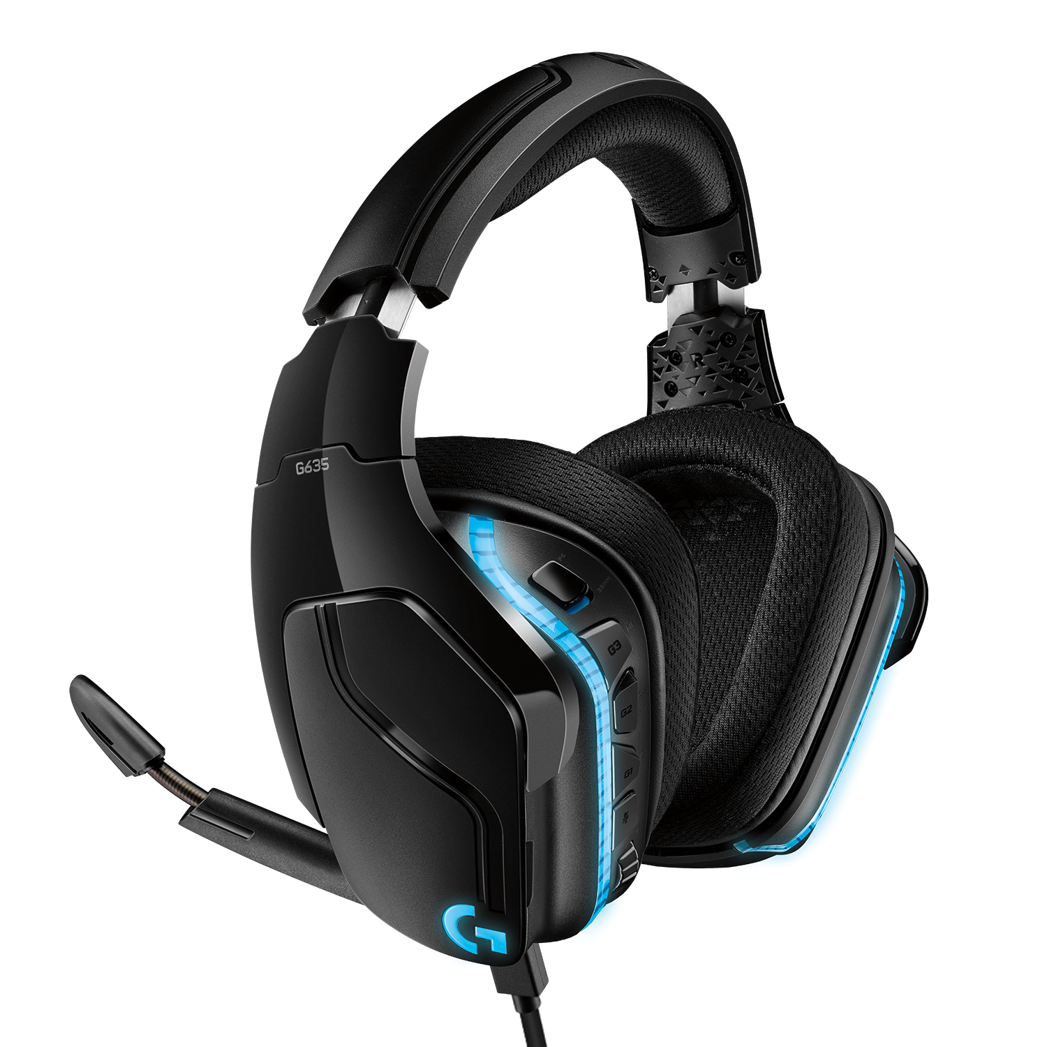 

Проводная гарнитура Logitech G635, Jack 3.5mm, черный (981-000750), G635