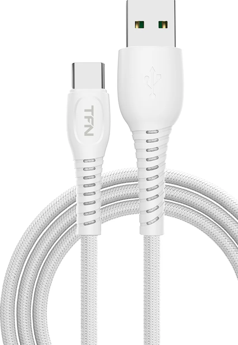 

Кабель USB Type-C-USB, 5A быстрая зарядка, 1м, белый TFN Forza (TFN-CUSBCUSB5A1MWH), Forza