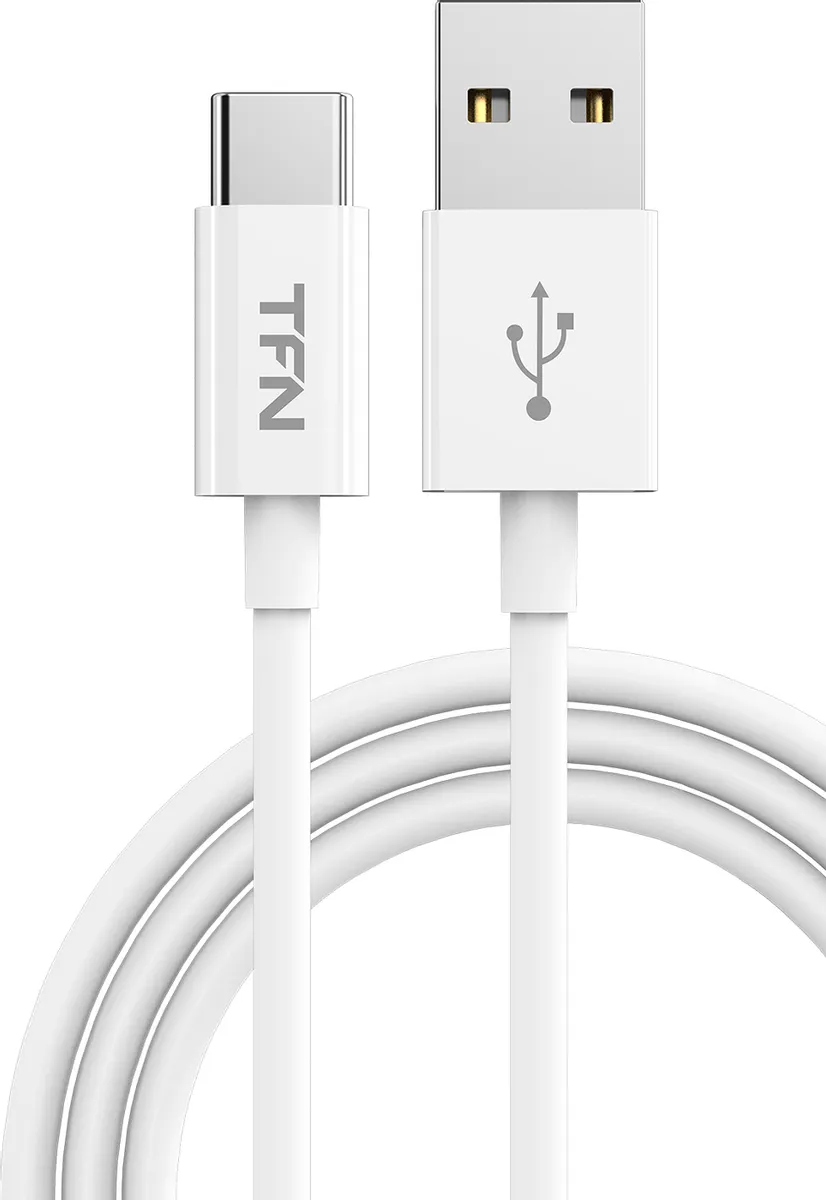 

Кабель Type-c-USB, 2A, 2м, белый TFN (TFN-CUSBCUSB2MTPWH)