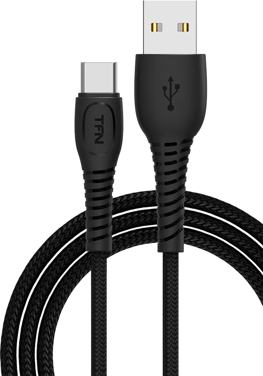 

Кабель USB Type-C-USB, 5A быстрая зарядка, 1м, черный TFN Forza (TFN-CUSBCUSB5A1MBK), Forza