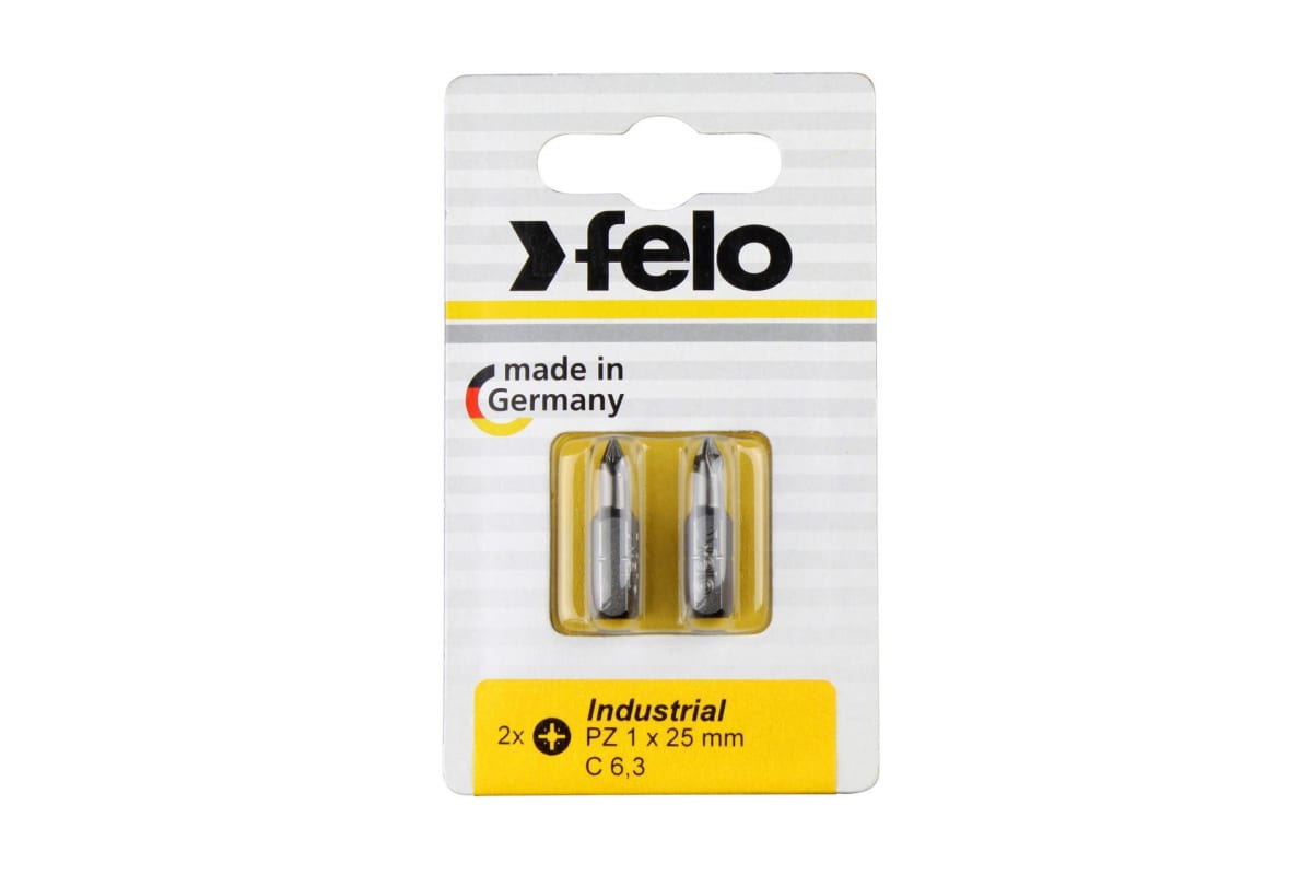 Бита односторонняя Felo PZ1, 2.5 см, 1/4 (тип С)