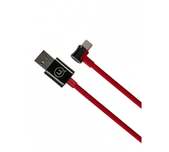 

Кабель USB-Type-C, угловой, 2A, 1.2м, красный USAMS Smart Power-off U13 (SJ341USB02), U13