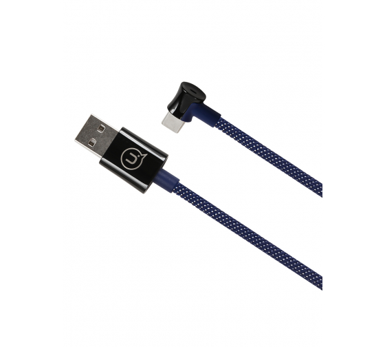 

Кабель USB-Type-C, угловой, 2A, 1м, синий USAMS Smart Power-off U13 (SJ341USB03), U13