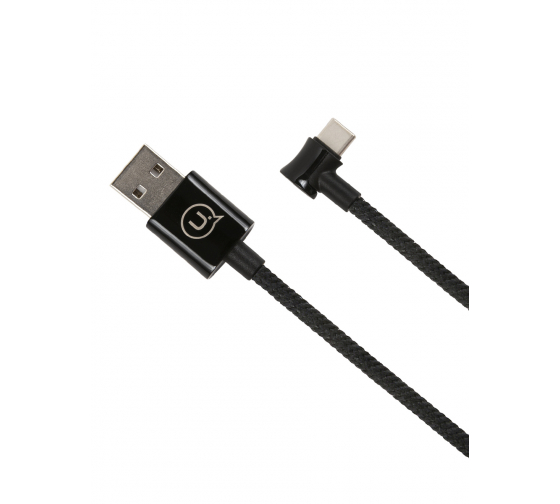 

Кабель USB-Type-C, угловой, 2A, 1м, черный USAMS Smart Power-off U13 (SJ341USB01), U13