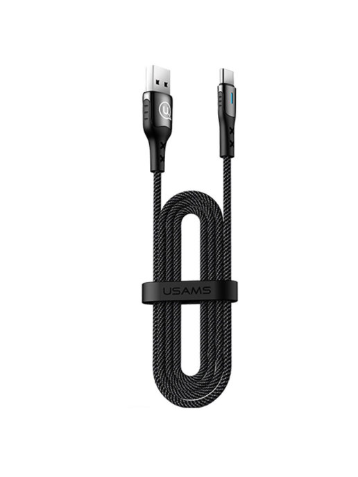 

Кабель USB-Type-C, 5A, 1.2м, черный USAMS U27 (SJ319USB01), U27