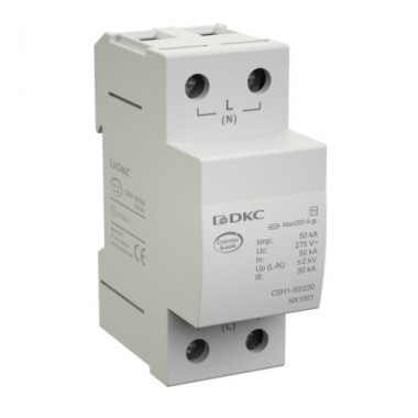 Ограничитель импульсных перенапряжений SCHNEIDER ELECTRIC Easy9 1P+N, 10kA, 230В (EZ9L33620)
