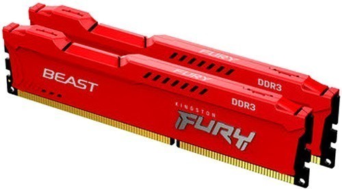 

Комплект памяти DDR3 DIMM 16Gb (2x8Gb), 1866MHz, CL10, 1.5V Kingston FURY Beast Red (KF318C10BRK2/16), KF318C10BRK2/16