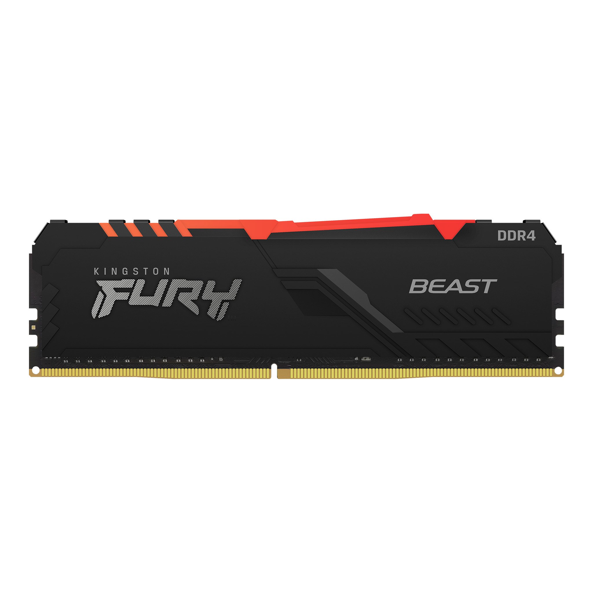 

Память DDR4 DIMM 16Gb, 2666MHz, CL16, 1.2 В, Kingston, FURY Beast RGB (KF426C16BB1A/16), KF426C16BB1A/16