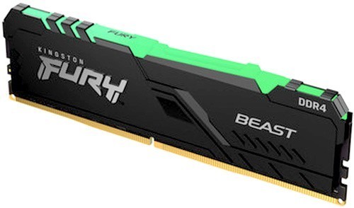 

Память DDR4 DIMM 16Gb, 3200MHz, CL16, 1.35 В, Kingston, FURY Beast RGB (KF432C16BB1A/16), KF432C16BB1A/16