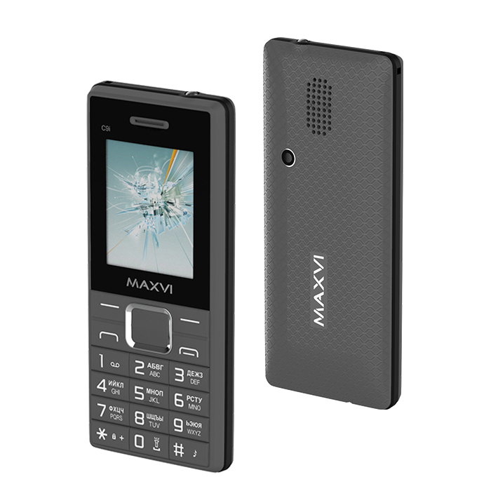 

Мобильный телефон MAXVI C9i, 1.77" 160x128 TN, Spreadtrum SC6531E, 32Mb RAM, 32Mb, 3G, BT, 1xCam, 2-Sim, 800mAh, micro-USB, серый/черный, C9i