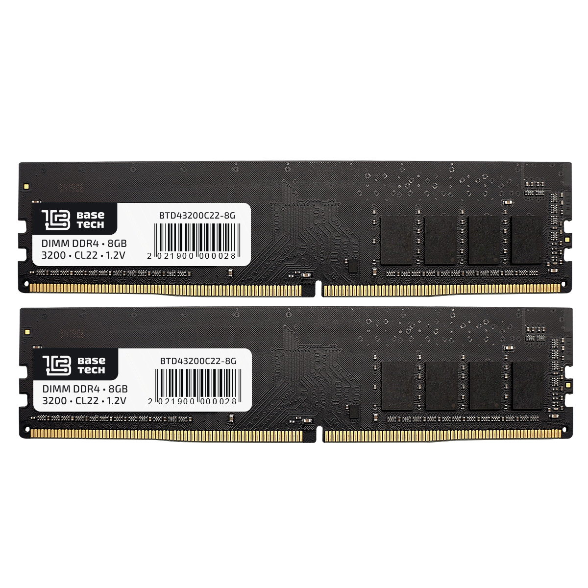 

Комплект памяти DDR4 DIMM 16Gb (2x8Gb), 3200MHz, CL22, 1.2V BaseTech (BTD43200C22-2x8G-KIT), BTD43200C22-2x8G-KIT