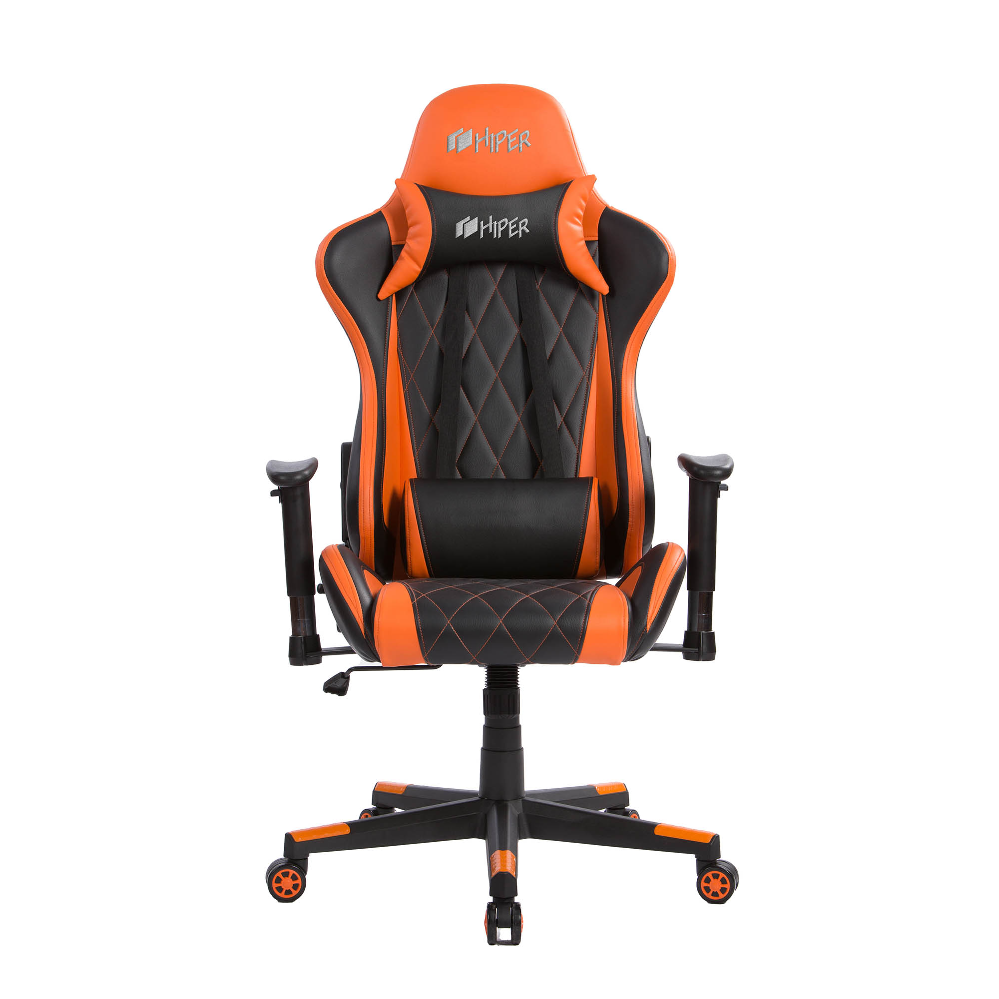 Кресло игровое HIPER HGS-112 черный/оранжевый (HGS-112)