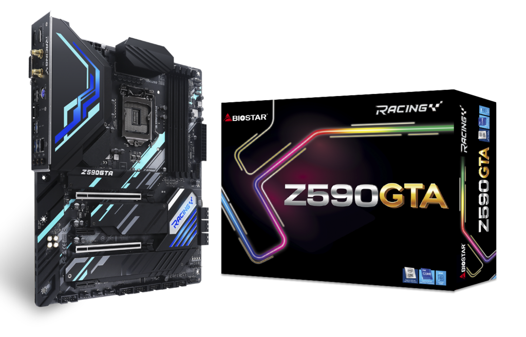 

Материнская плата Biostar Z590GTA, Socket1200, Intel Z590, 4xDDR4, 2PCI-Ex16, 6SATA3, 7.1-ch, GLAN, 7USB 3.2, USB Type-C, DVI, HDMI, DisplayPort, ATX, Retail, Z590GTA