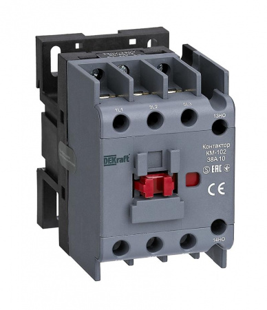 

Контактор 38A 230В, AC, 1НЗ, DEKraft КМ-102 (22314DEK), нет данных