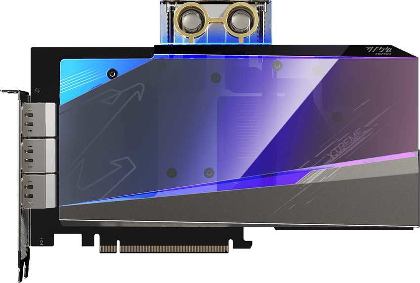 

Видеокарта GIGABYTE NVIDIA GeForce RTX 3080Ti Aorus Xtreme WATERFORCE WB, 12Gb DDR6X, 384bit, PCI-E, 3HDMI, 3DP, Retail (GV-N308TAORUSX WB-12GD LHR), Aorus Xtreme WATERFORCE WB