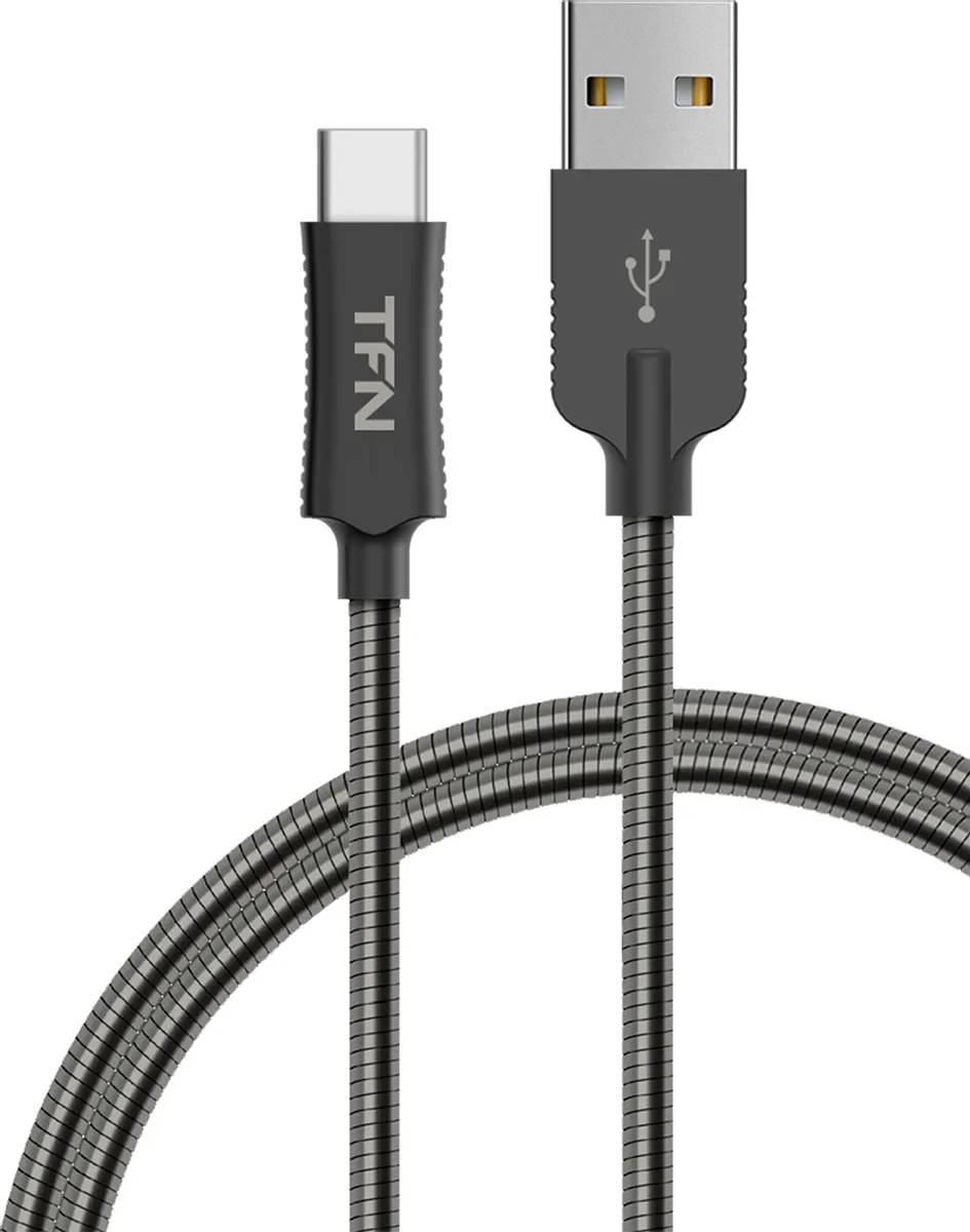 

Кабель TypeC-USB, 3A, 1м, хром TFN Forza (TFN-CFZUSBCUSB1MST), Forza