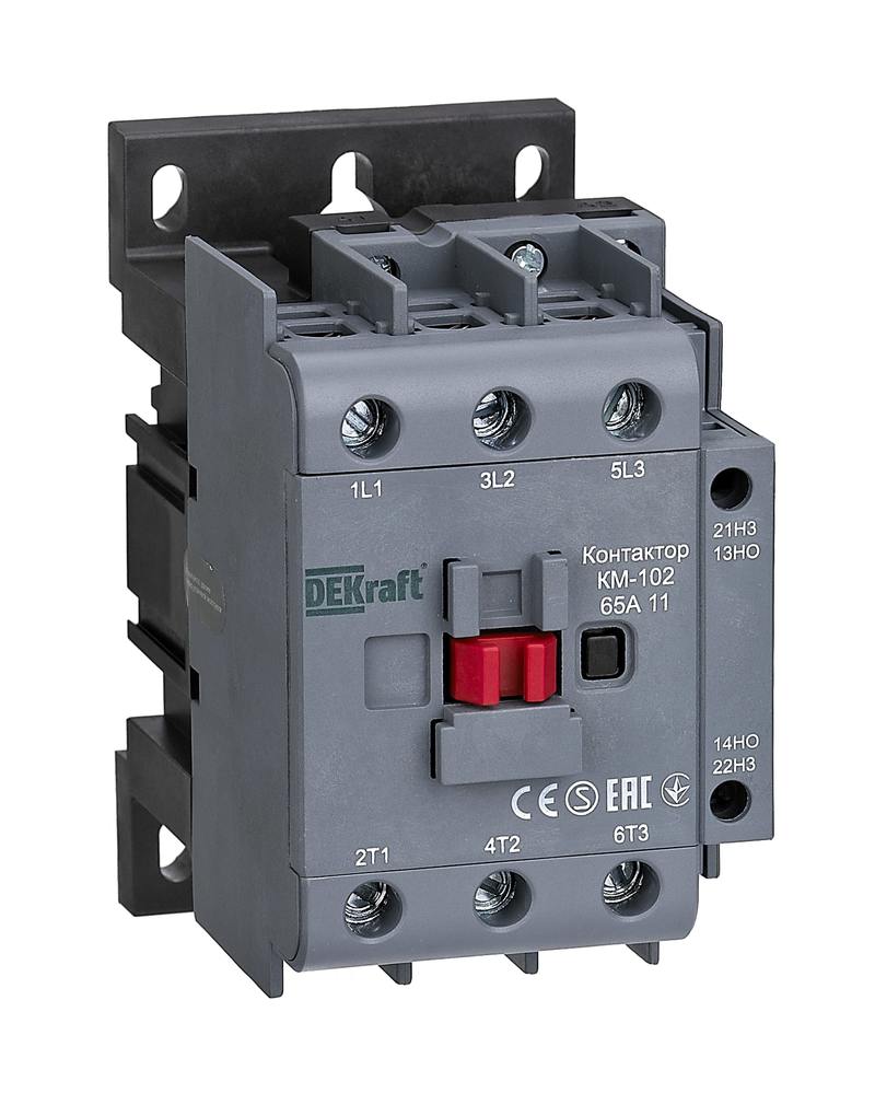 Контактор 65А 230 В, AC, DEKraft